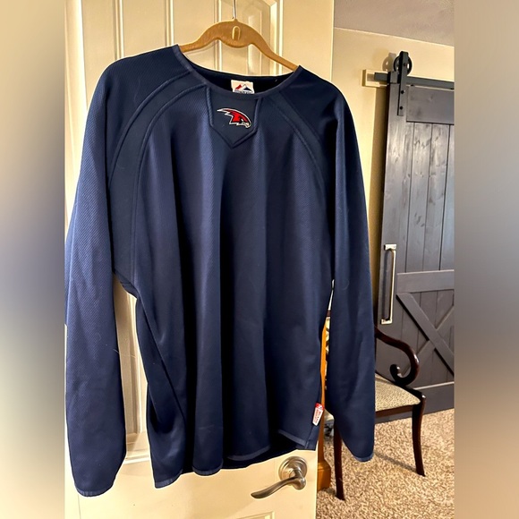 Majestic Baseball Thermal Atlanta Hawks, size XXL - Picture 1 of 4